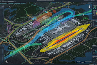 design airport, aviation, terminal and wayfinding maps