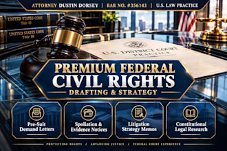 draft a civil rights preservation of evidence legal letter