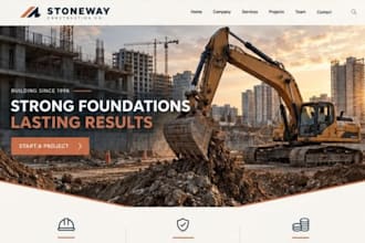 design squarespace masonry website stonework brick paver contractor website
