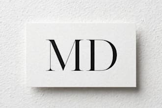 design luxury minimalist monogram logo