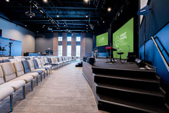 create custom church auditorium interior designs