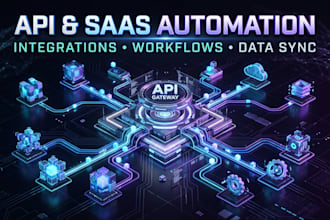 develop custom API integrations and automate saas business workflows