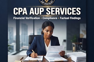 perform CPA agreed upon procedures aup and report factual findings
