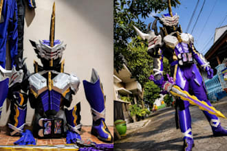 do 3d cosplay creation wearable 3d anime knight armor 3d helmet for stl printing