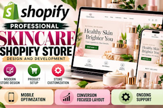 skincare shopify store skin care beauty website cosmetic skin care beauty store