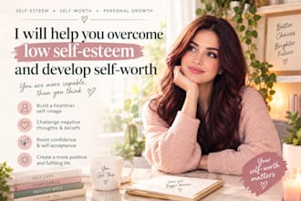 help you overcome low self esteem and develop self worth