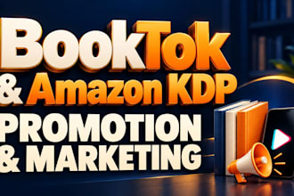run SMM for booktok promotion and ebook marketing, amazon kdp promotion