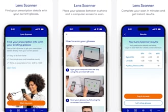 build ai body treatment app, eyeglasses app, rx scanner, pd measurement system