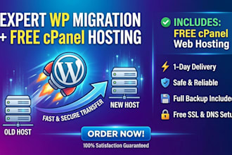 wp migrate with free cpanel web hosting fast and safely