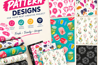 design seamless patternns for fabric