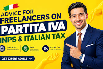 advice freelancers on partita iva, inps and italian tax