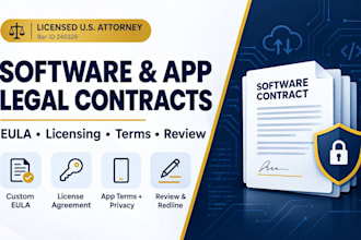 review and redline your software license or eula