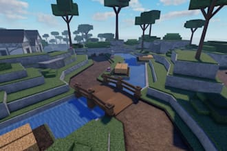 build a custom roblox map, environment and game