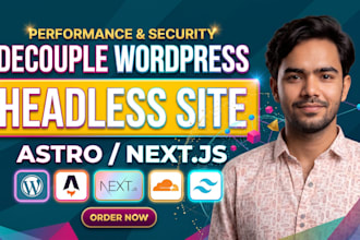 decouple headless wordpress next js astro cloudflare pages