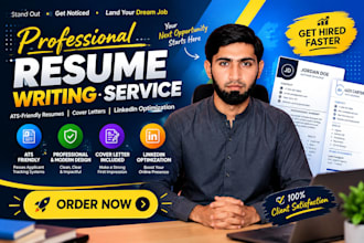 design professional resume, CV and cover letter