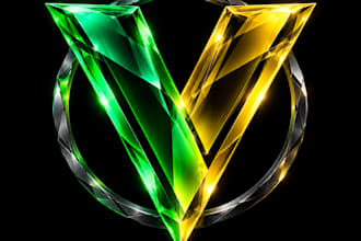 do premium 3d tech logo design and futuristic branding