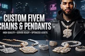 develop custom fivem chains pendants and accessories