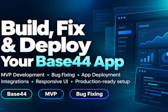 base44 expert base44 bug fixing base44 app development base44 mvp design deploy