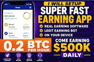 develop profitable earning bot, earning software on your smartphone and laptop