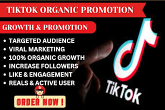 grow and promote your tiktok and instagram oraganically