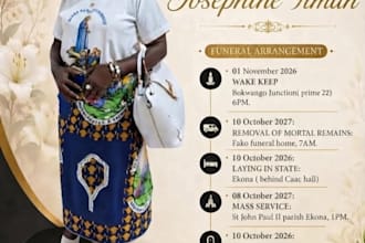 design professional funeral flyers