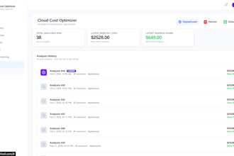 a cloud cost optimization dashboard for any cloud provider