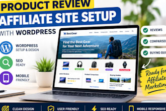 set up a professional affiliate blog website