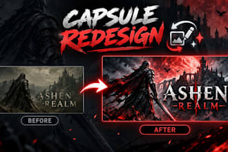 capsule redesign for stronger thumbnails, branding, steam store page visibility