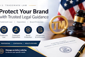 provide US trademark law, trademark opposition and brand protection
