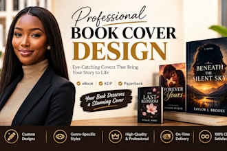 create a professional book cover design for ebook, kdp, paper pack