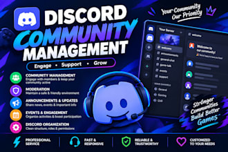 manage and grow your discord gaming community professionally
