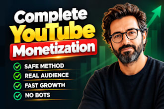 complete youtube channel monetization, organic monetization