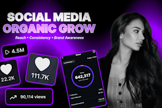 manage your social media content and organic growth