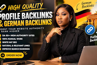 build german backlinks, de profile links and local SEO citations