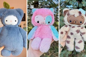create custom plush toy cute plushies crochet kawaii plushies stuffed animal