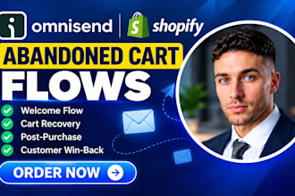 setup omnisend email automation omnisend abandoned cart shopify ecommerce flows