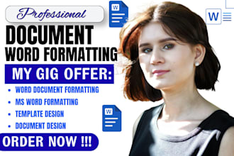 professionally format microsoft word document formatting ms word template design