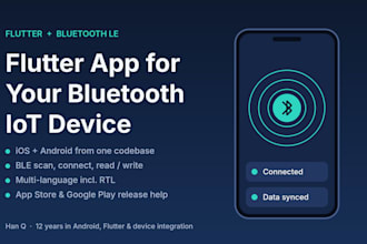 build a flutter app for your bluetooth iot device