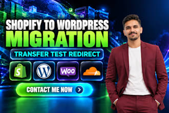 convert or migrate shopify to wordpress and wordpress to shopify