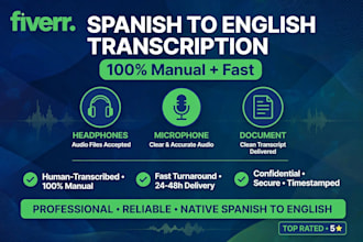 transcribe spanish audio to english text accurately