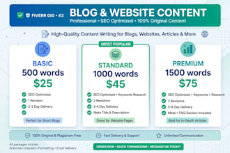 write seo blog posts