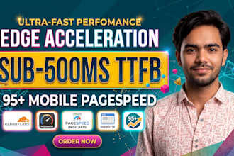 speed up website reduce tfb core web vitals cloudflare cache