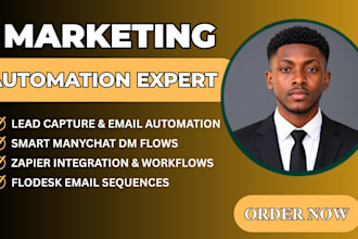 manychat automation zapier flodesk integration email marketing
