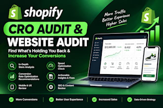 do shopify cro audit website audit and cro audit to increase conversion