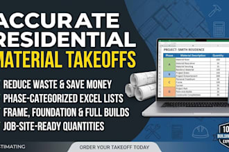 do accurate residential material takeoffs