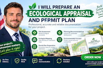 prepare an ecological appraisal and permit plan