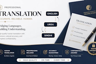 be your english to sindhi and urdu translator