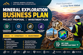 create a mineral exploration business plan project proposal investment plan