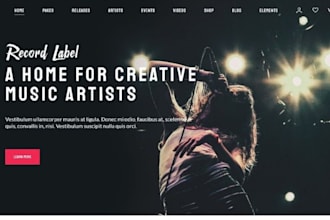 design squarespace music artist website dj band website musician band website