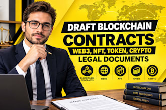 draft blockchain contracts, web3, nft, token, crypto legal documents